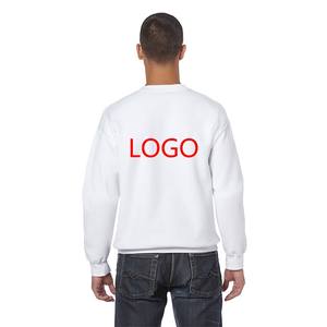 <span class=keywords><strong>Felpa</strong></span> <span class=keywords><strong>bianca</strong></span> con logo ricamato Oversize a maniche lunghe girocollo con finiture elasticizzate a costine - Product Image 6