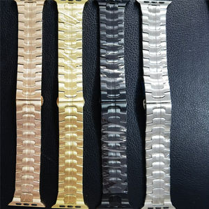 Correa de acero inoxidable para <span class=keywords><strong>Apple</strong></span> <span class=keywords><strong>Watch</strong></span> series 9 87 <span class=keywords><strong>6</strong></span> 5 4 <span class=keywords><strong>SE</strong></span> correa de Metal ultra lujosa - Product Image 6