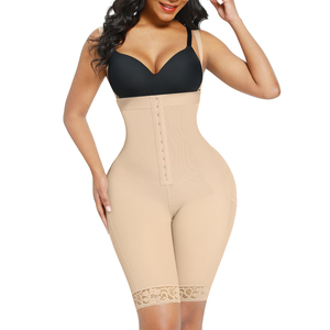 HEXIN Pretty Women Shapewear Entrepierna abierta Cintura alta Shapewear <span class=keywords><strong>Mujeres</strong></span> Full Body Shapwear - Product Image 4