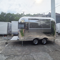 Nouvelle conception de kiosque à café mobile, camion de restauration rapide, nouvelle remorque alimentaire à vendre près de chez moi