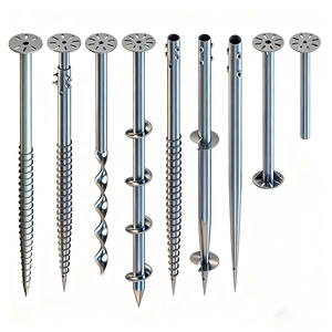 Schraubpfahl-Fundamentanker <span class=keywords><strong>Krinner</strong></span> Bodenschrauben Verzinkte Bodenschrauben Bodenpfähle für Solaranlagen-Montage - Product Image 1