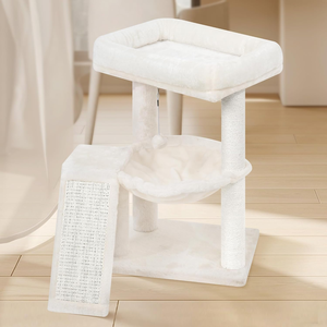 Arbre à chat avec griffoir pour chats d'intérieur, tour pour chat avec planche à griffer et balles de jeu - Product Image 5