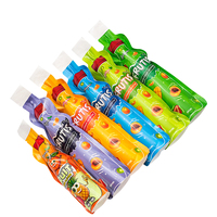Usine d'emballage plastique, sacs en Mylar sur mesure, impression en héliogravure, sacs à jus de 100 ml et 150 ml, scellage thermique, qualité alimentaire