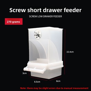 Tự động PP/ABS/PS trung chuyển cho cockatiels và lovebirds chống tràn chống giật gân chim hộp thực phẩm bán buôn - Product Image 6