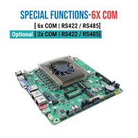 Nouvelle carte mère industrielle Mini ITX 6 ports COM RS485 RS422 avec Watchdog matériel et GPIO, compatible Intel Core i5 7200U (6e-9e génération), 2x DDR3 SO-DIMM, Mini PCIe