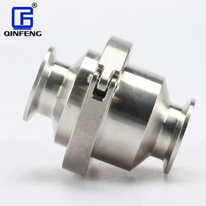 วาล์วกันกลับแบบ Tri Clamp ยี่ห้อ QINFENG เกรดอาหาร สแตนเลสสตีล SS304 ป้องกันการไหลย้อนกลับ ติดตั้งง่าย - Product Image 3