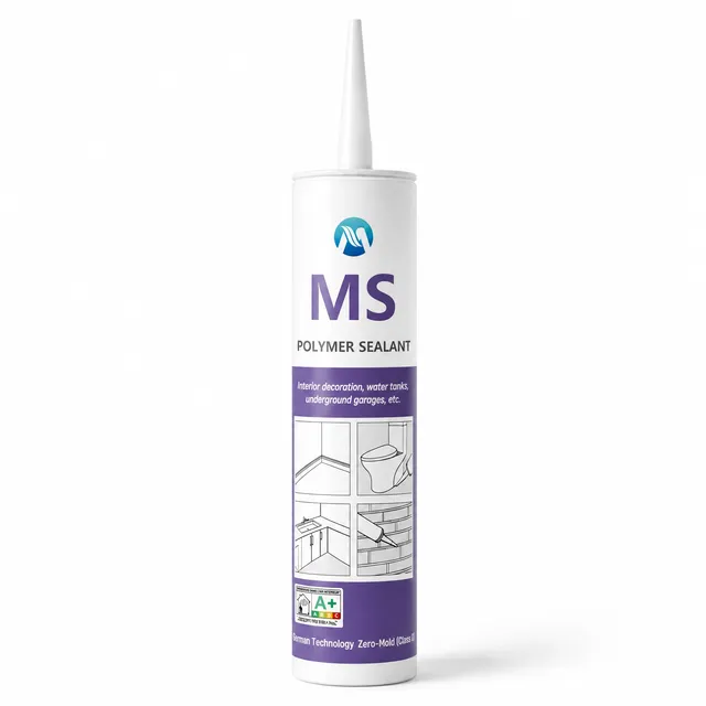 Solvent Free MS Polymer Sealant Low Odor Safe Adhesive for Cabinets and Indoor Interior Decoration Projects