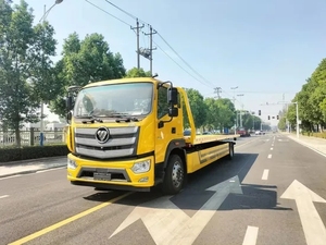 Camion de dépannage Foton 4X2 15t avec treuil puissant, camion de remorquage à plateau pour assistance aux véhicules lourds - Product Image 1