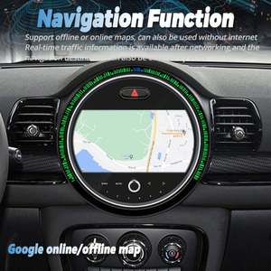 Lecteur multimédia vidéo, navigation, autoradio stéréo sans fil, écran Android 9 pouces 256 Go, GPS, Carplay pour BMW Mini Cooper F54 2017 - Product Image 5