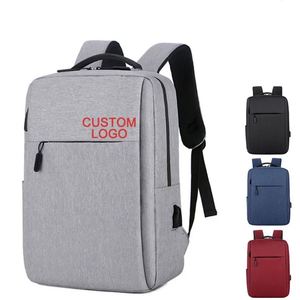 Waterproof Eco-Friendly Polyester Men Business Leisure Outdoor Sports School Travel Laptop <b>Backpack</b> <b>Drawstring</b> Closure USB - Product Image 3