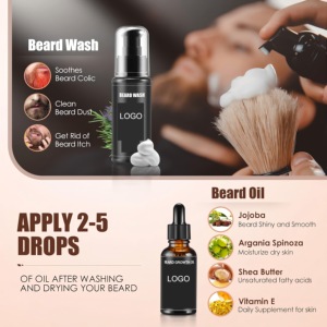 <span class=keywords><strong>Kit</strong></span> de toilettage naturel pour le soin de la <span class=keywords><strong>barbe</strong></span> en usine avec peigne brosse essentielle pour la gestion des poils du visage des hommes - Product Image 3