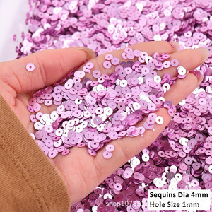 Cuentas Redondas de 2-4mm para Bordado Francés, Lentejuelas Mate de PVC, Accesorios Hechos a Mano para Prendas, Se Admiten Pedidos de Muestras en 7 Días - Product Image 3