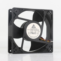 Delta 12V 48V DC 24V 1.38A AC EC 12738 Inverter 12.7CM Inverter komputer industri kipas pendingin EFB1324SHE-T7NR aliran aksial