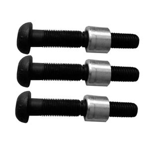 Attaches de maille vibrantes à rivet solide à tête ronde de haute qualité avec boulons de <span class=keywords><strong>hack</strong></span> noirs de conception de fente d'anneau avec collier - Product Image 2