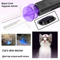Linterna LED de madera 365NM UV, luz de detección de dinero para mascotas, recargable, multifunción, USB, nueva