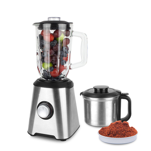 Blender à café en acier inoxydable, blender de table 2 en 1 avec pot en verre, blender de table - Product Image 4