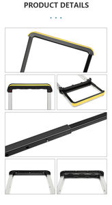 Meiye อุปกรณ์เสริมกระเป๋าเดินทางแบบดึงท่อคู่อลูมิเนียมทั้งหมดด้ามจับกว้างมือจับรถเข็นกระเป๋าเดินทางแบบแข็ง - Product Image 4