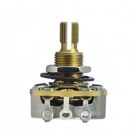 Potentiomètre CTS 500K authentique, axe en cuivre, bouton de volume et de tonalité pour guitare électrique et basse