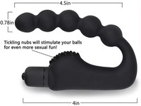 Massage de la Prostate mâle Vibromasseur point G Plug Anal Jouet pour Hommes Stimulateur de Prostata en Silicone Gode Anal Butt Adult Sex Toys Pour Hommes