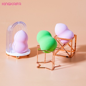 Tốt nhất bán thấp moq đầy màu sắc xách tay Polyurethane mỹ phẩm Puff Latex miễn phí chất lượng cao vẻ đẹp dễ thương bọt biển Puff trang điểm - Product Image 2