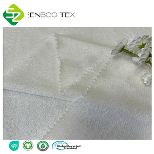 Serviette <span class=keywords><strong>éponge</strong></span> <span class=keywords><strong>double</strong></span> <span class=keywords><strong>face</strong></span> organique absorbante 405gsm 90% <span class=keywords><strong>bambou</strong></span> 10% Polyester Jersey Textiles de maison chemises de sport - Product Image 2