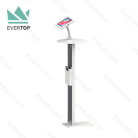 LSF11 Tablet Podium pour iPad Display Podium Floor Stand Stage W/Acrylique Tabletop Floor for iPad Podium Pupitre Display Stand