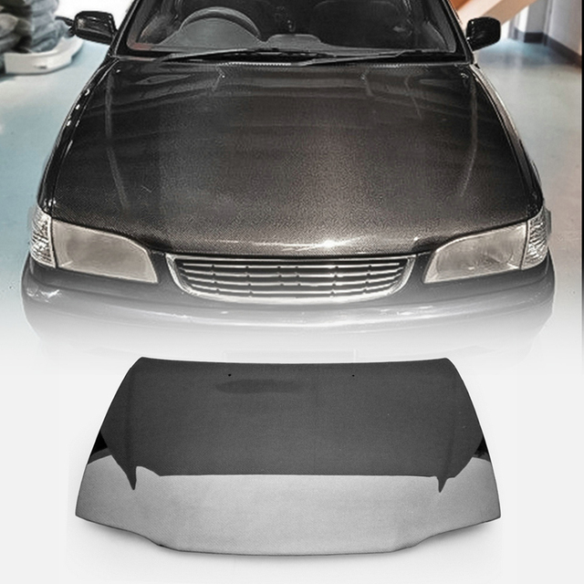 Optimized Carbon Fiber New Hood for 1998-2000 for for AE110 Facelifted-OE Standard Quality