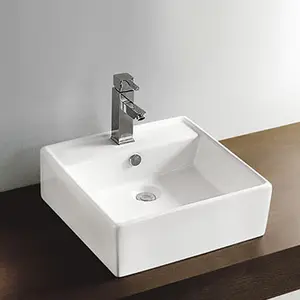 セラミックシンクボウルCUPC卸売バスルームスクエアカウンター長方形手洗いアート洗面器