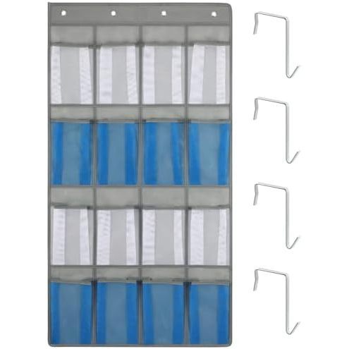 Gris M BlancBleu Poches