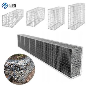 Hàn điện trang trí ngoài trời nền tảng đá điền kim loại lồng và đường sắt hàng rào thiết bị đá Lồng Lưới sản xuất - Product Image 2