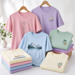 T-shirt unisexe de luxe en coton 100% de haute qualité, coupe ample, personnalisable avec logo imprimé, t-shirt oversize pour homme - Product Image 1