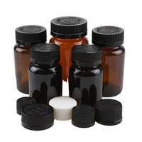 Tapón de Rosca de Plástico Negro a Prueba de Niños de 18mm 20mm 22mm 24mm 28mm 32mm 38mm 44mm 52mm para Botellas de Aceite, Tamaño Personalizable