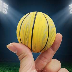 Mini Balón de Baloncesto de 6 cm, Pelota de Goma de Alto Rebote, Juguete Deportivo Elástico Pequeño para Niños, para Jugar en Interiores y Exteriores - Product Image 6