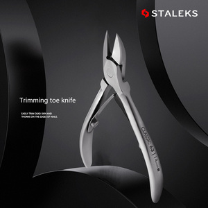 <span class=keywords><strong>STALEKS</strong></span> SITALIS Coupe-cuticules professionnel portable en acier inoxydable durable, pousse-cuticules à double ressort, lame tranchante pour ongles - Product Image 4