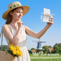 Appareil photo numérique 4K ALEEZI en gros pour vlogging, zoom 16X, autofocus, écran rotatif à 180°, style rétro CCD, batterie 1000 mAh, prix usine B2B