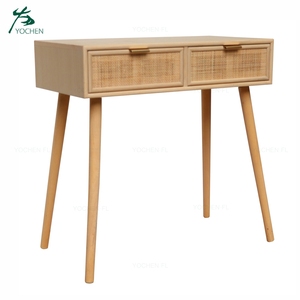 Nature Rattan Wooden <strong>Cabinet</strong> Japanese <strong>Oak</strong> 1 Drawer <strong>Bedside</strong> Table Living Room <strong>Cabinet</strong> - Product Image 6