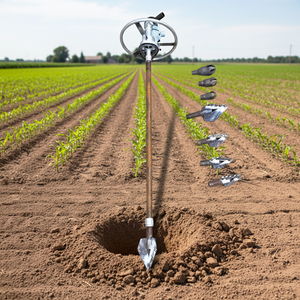 30m 60m Handheld Waterputboor 2kw-4kw Elektrische Bodemwaterputboorinstallatie voor Landbouwconstructie - Product Image 1