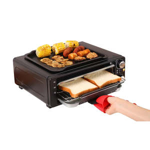 Mini <span class=keywords><strong>grille</strong></span>-<span class=keywords><strong>pain</strong></span> professionnel multicouche portable pour la maison et four à pizza italien électrique pour pizza de 12 pouces à vendre <span class=keywords><strong>prix</strong></span> - Product Image 5