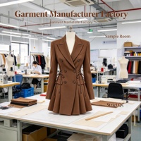 Robe Blazer Femme Personnalisée OEM ODM, Usine de Vêtements de Guangzhou, Marque Privée, Robes Formelles de Bureau pour Femmes, Faible MOQ