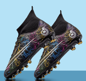 Scarpe da Calcio FG/TF Alte Nuovo Modello Invernali Estive per Studenti Adulti Bambini Tacchetti Multipli per Esterni - Product Image 2