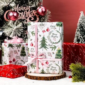 Christmas <b>Wrapping</b> <b>Paper</b> Reversible Green Tree Red Berries 17 In X 32.8 Ft Gift Craft Packaging <b>Paper</b> - Product Image 6