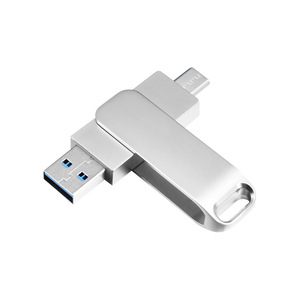 Preço direto de fábrica <span class=keywords><strong>2</strong></span> em 1 USB Flash Drive Metal OTG <span class=keywords><strong>2</strong></span>.0 3.0 U Disco Personalizável LOGO USB C Stick Memória Disponível em 32GB 16GB - Product Image 5