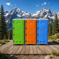 Toilettes portables pour chantier de construction, toilettes portables avec lavabo pour travaux de construction