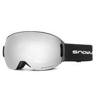 Masque de ski polarisé anti-buée, protection UV400, photochromique, monture intégrale, sangle réglable, verres PC, compatible casques de ski