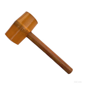 Rubber Mallet Plastic Handle Round Face 0.30-0.75 Kg For Ceramic Tile Installation Household Hardware Use - Product Image 1