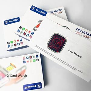 Vente en Gros Usine Montre S90Ultra Appel Carte SIM 4G Montres Connectées Android Contrôle NFC Suivi d'Activité IP68 Téléphone Portable Mini - Product Image 2