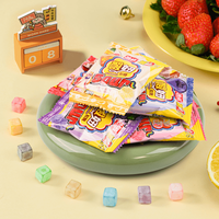 Bonbons Gélifiés Aigres Nostalgiques en Gros, Saveurs Multiples de Fruits, Sucrés et Moelleux, Idéaux pour les Fêtes d'Enfants