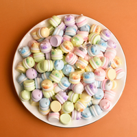 Mini bouffées de gâteau Macaron avec breloque en résine de boîte à lait pour la fabrication de bijoux à bricoler soi-même accessoires de Figurine en résine alimentaire Miniature