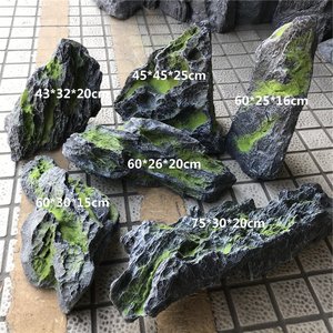 Moldes de roca artificial de alta densidad, fibra de vidrio de 20mm, piedra falsa, suministros de jardín, adornos de arcilla modernos, uso de regalo de riego para el hogar - Product Image 2