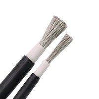 TÜV H1Z2Z2-K DC Solar PV Kabel 4MM2 6MM2 10MM2 16MM2 Rot Schwarz XLPO Isolierung PV1-F Photovoltaik Solarkabel